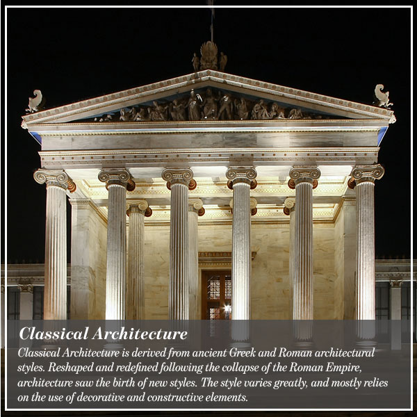 ancient greek architecture styles