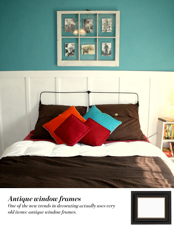 Antique window frames