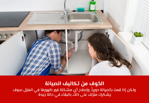 الخوف من تكاليف الصيانة
