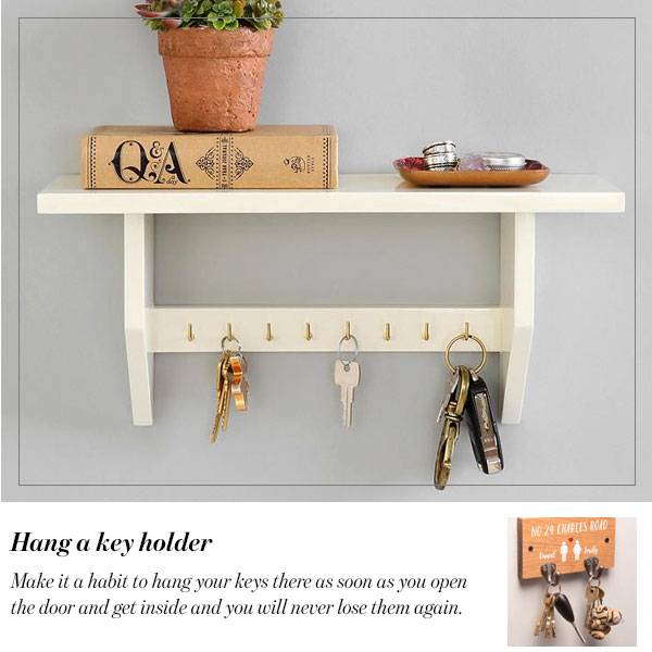 Hang a key holder