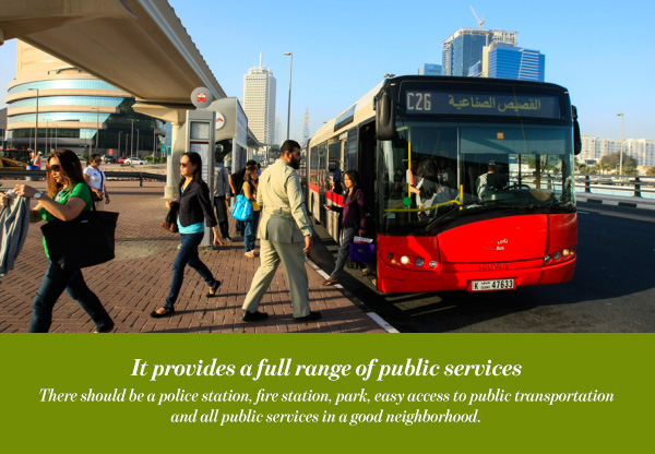It provides a full range of public services