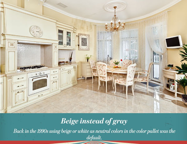 Beige instead of gray