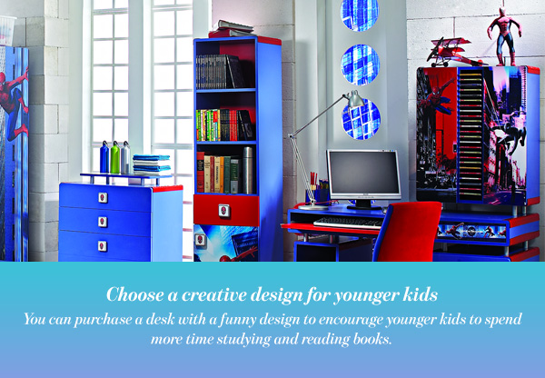 Choose a creative design for younger kids