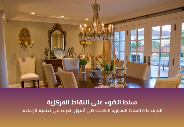 سلط الضوء على النقاط المركزية