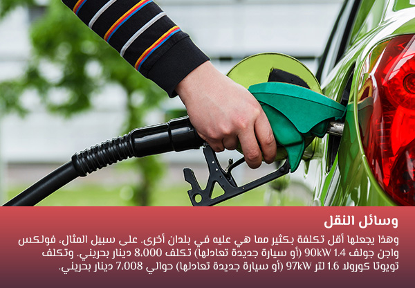وسائل النقل والمواصلات في البحرين