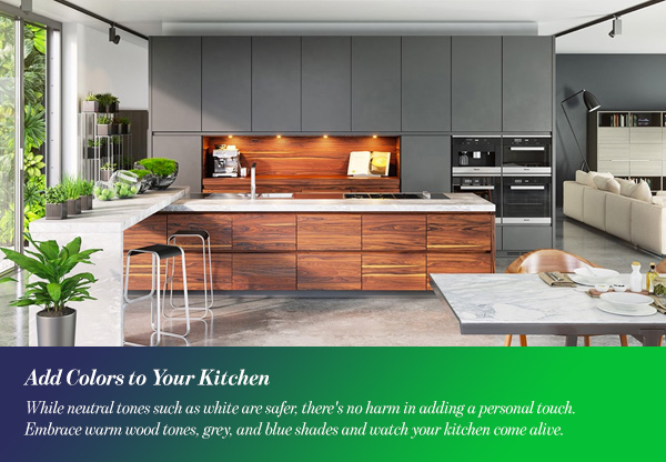 Add Colors to Your Kitchen 
