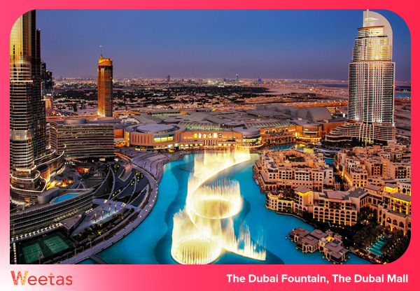 The Dubai Fountain, The Dubai Mall