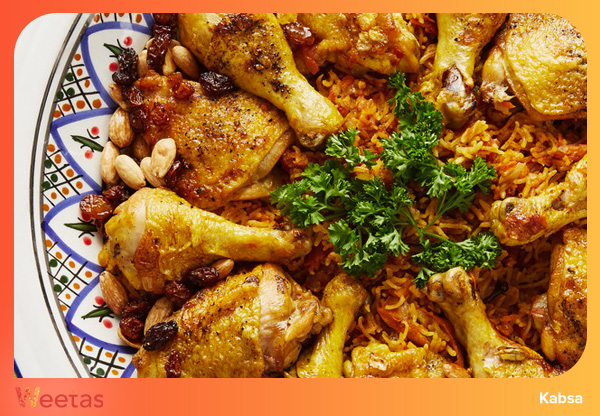 The most famous of all Traditional food in Saudi Arabia: Kabsa