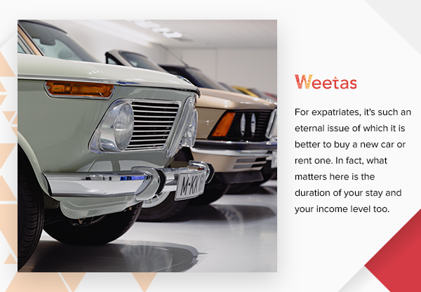 Buying and renting cars
