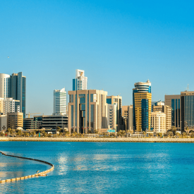 Diplomatic Area: Skyline Of Manama Central Business District