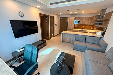 A residential flat for rent