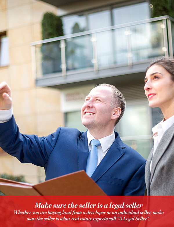 Make sure the seller is a legal seller