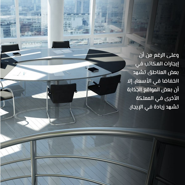 إيجار المكاتب